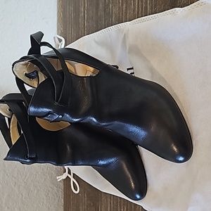 Jimmy Choo black leather boots